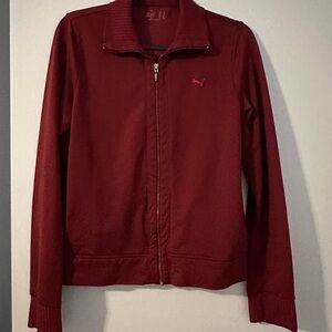 Puma Burgundy Full-Zip Jacket